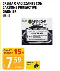 Garnier - Crema Opacizzante Con Carbone Pureactive