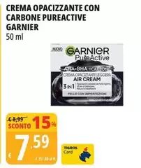 Garnier - Crema Opacizzante Con Carbone Pureactive