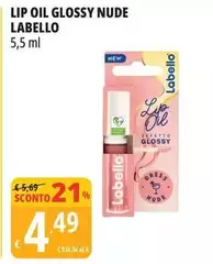 Labello - Lip Oil Glossy Nude