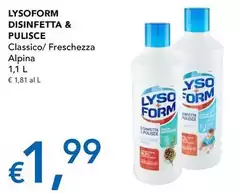 Lysoform - Disinfetta & Pulisce