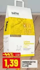 Signor Gatto - Lettiera