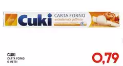 Cuki - Carta Forno
