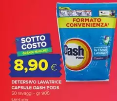 Dash - Detersivo Lavatrice Capsule Pods