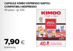 Kimbo - Capsule Espresso Napoli Compatibili Nespresso Kimbo - Capsule Espresso Napoli Compatibili Nespresso