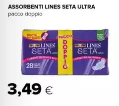 Lines - Assorbenti Seta Ultra