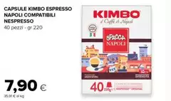 Kimbo - Capsule Espresso Napoli Compatibili Nespresso Kimbo - Capsule Espresso Napoli Compatibili Nespresso