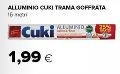 Cuki - Alluminio Trama Goffrata