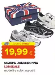 Lonsdale - Scarpa Uomo/Donna