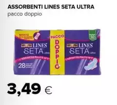 Lines - Assorbenti Seta Ultra