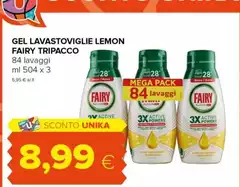 Fairy - Gel Lavastoviglie Lemon