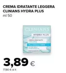 Clinians - Crema Idratante Leggera Hydra Plus