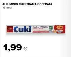 Cuki - Alluminio Trama Goffrata