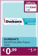 Durban'S - Dentifricio Alito Fresco