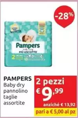 Pampers - Baby Dry Pannolino Taglie