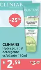 Clinians - Hydra Plus Gel Detergente Esfoliante