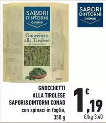 Sapori - Gnocchetti Alla Tirolese &Dintorni Sapori - Gnocchetti Alla Tirolese &Dintorni