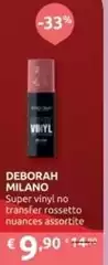 Deborah -  Milano Super Vinyi No Transfer Rossetto Nuances 