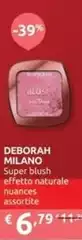 Deborah - Milano Super Blush Effetto Naturale Nuances