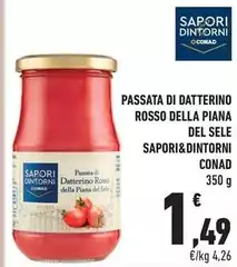 Sapori - Passata Di Datterino Rosso Della Piana Del Sele &Dintorni Sapori - Passata Di Datterino Rosso Della Piana Del Sele &Dintorni
