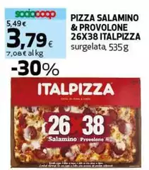 Italpizza - Pizza Salamino & Provolone 26x38