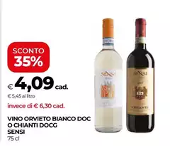 Sensi - Vino Orvieto Bianco DOC O Chianti DOCG