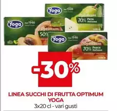 Yoga - Linea Succhi Di Frutta Optimum Yoga - Linea Succhi Di Frutta Optimum