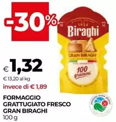 Biraghi - Formaggio Grattugiato Fresco Gran