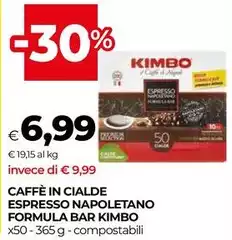 Kimbo - Caffè In Cialde Espresso Napoletano Formula Bar Kimbo - Caffè In Cialde Espresso Napoletano Formula Bar