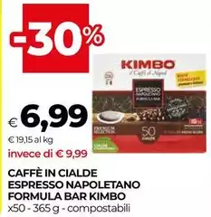 Kimbo - Caffè In Cialde Espresso Napoletano Formula Bar Kimbo - Caffè In Cialde Espresso Napoletano Formula Bar