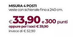 Misura -  4 Posti