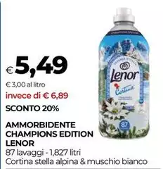 Lenor - Ammorbidente Champions Edition