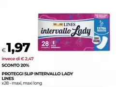 Lines - Proteggi Slip Intervallo Lady