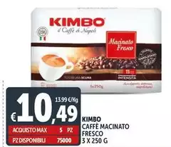 Kimbo - Caffè Macinato Fresco