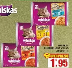 Whiskas - Puredelight 4x55g Assortiti