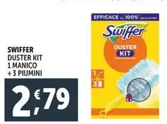 Swiffer - Duster Kit 1 Manico + 3 Piumini