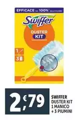 Swiffer - Duster Kit 1 Manico+3 Piumini