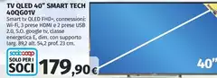 Smart technologies - Tv Qled 40" 40QG01V Smart technologies - Tv Qled 40" 40QG01V