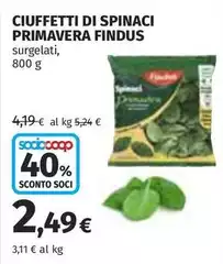 Findus - Ciuffetti Di Spinaci Primavera