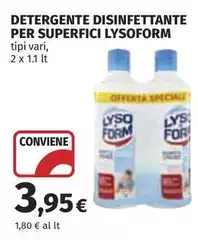 Lysoform - Detergente Disinfettante Per Superfici