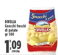 Divella - Gnocchi Freschi Di Patate Divella - Gnocchi Freschi Di Patate