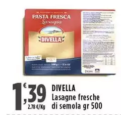 Divella - Lasagne Fresche Di Semola Divella - Lasagne Fresche Di Semola