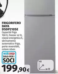 Daya - Frigorifero DSDCP210SE