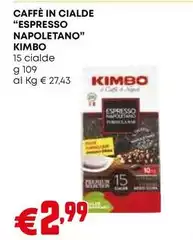 Kimbo - Caffè In Cialde "Espresso Napoletano" Kimbo - Caffè In Cialde "Espresso Napoletano"