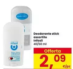 Infasil - Deodorante Stick Assortito