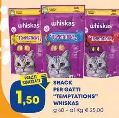 Whiskas - Snack Per Gatti "temptations"