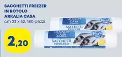 Arkalia - Sacchetti Freezer In Rotolo Arkalia - Sacchetti Freezer In Rotolo