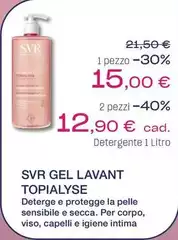 Svr - Gel Lavant Topialyse Svr - Gel Lavant Topialyse