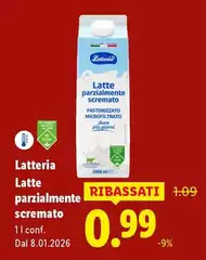 Latteria - Latte Parzialmente Scremato