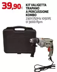Kombo - Kit Valigetta Trapano A Percussione Kombo - Kit Valigetta Trapano A Percussione