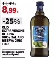 Cirio - Olio Extra Vergine Di Oliva 100% Italiano Riserva